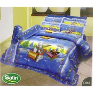 SATN 5-Foot Bed Sheet (Not Including Duvet Cover) 5 Feet Satin Corner Tie 5 Pieces toto Battleya cat