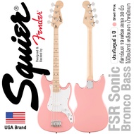 Squier® FSR Sonic Bronco Bass กีตาร์เบส 19 เฟรต สเกล 30 นิ้ว ไม้ป๊อปลาร์ เหมาะสำหรับเด็กหรือผู้เล่นม