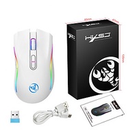 Chuột Không Dây Pin sạc T69 Gaming led RGB Cổng sạc TypeC chống mỏi cổ tay cho máy tính laptop hàng 