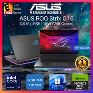 ASUS ROG STRIX G16 G615L-RS5118W GAMING LAPTOP (CORE ULTRA 9 275HX/32GB/1TB/12GB RTX5070 TI/16 WQXGA