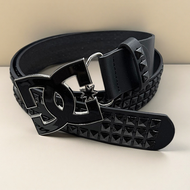 Y2K Rivet Waist Belt for Men Women Streetwear Jeans Accessories Black Pyramid Studded Belt Punk Rock