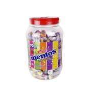 Mentos Mini Roll Rainbow Jar - Net weight 70pcs x 10 gr