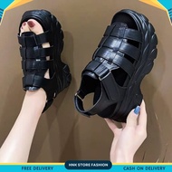 HNK STORE - WEDGES SANDALS 7CM HIGH SYNTHETIC MATERIAL WOVEN FABRIC MODEL AP 34ELEGAN