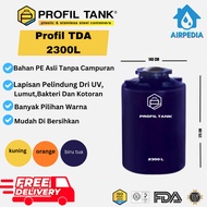 Tangki Air Profil Tank TDA 2300 Liter Plastik - Toren Air Profil Tank