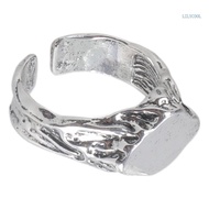 【CH】 Bold Tribal Design Finger Statement Band Sturdy Alloy Jewelry