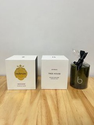 Byredo Tree House/Bamford Garden Rose/Panpuri Lemongrass  candle (3 items)