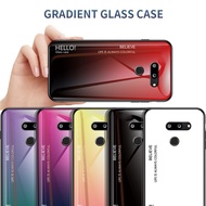 LG G5 G6 G7 G8 Thin G9 V60 Tempered Glass Phone Case Hard Cover