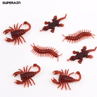 20Pcs Stress-relieving Centipede Toy Vivid Fearful Centipede Scorpion Gecko Toy for Entertainment