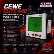 CEWE Elite 445 Digital Power Meter, Class 1.0, 1A & 5A, RS485, Aux: 80-300VAC/DC