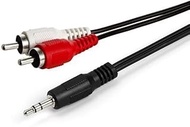 RiteAV 0.5 Feet (6 Inch) 3.5mm Male to Stereo RCA Male Cable