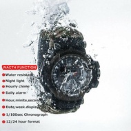 high sound quality✒✽◐Jam Tangan Paracord ORIGINAL G3 G7 Watches Military Tactical Survival Bracelet 