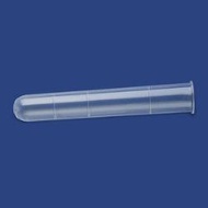 10ml PP Test Tube, Round Bottom, with Graduated at 2.5, 5ml -10ml, Size - 16x100mm