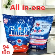 ก้อนล้างจาน Finish 100เม็ด All in one น้ำยา​ล้างจาน​ชนิดก้อน​ เม็ดน้ำยาล้างจาน ผลิตภัณฑ์ล้างจานชนิดก