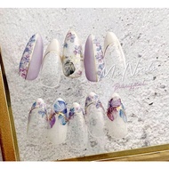 Japanese Hydrangea/Preserved Flower Adhesive Sticker✨Manicure Dry Flower Hydrangea Preserved Flower 