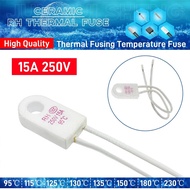 1PCS CHIP IC Ceramic Thermal Fuse RH 15A 250V High Quality Temperature Fusible Fuse Cutoff TF 95C 11