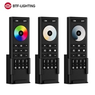BTF-LIGHTING 2.4GHz RF Touch Remote 4 Area Control Remote control for DIM CCT RGB RGBW RGBCCT for C0