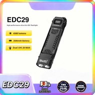 EDC29 LED 6500L Ultra Slim High Performance EDC Rechargeable Flashlight (100% Authentic)