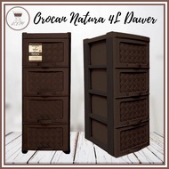 OROCAN CAHA DE ORO NATURA 4 LAYER DRAWER / OROCAN 4L DRAWER / CABINET / LAGAYAN NG DAMIT / DRAWER FO