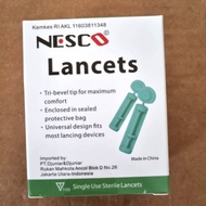 Blood Lancet 28G 1 Box Jarum Cek Darah 28G isi 100pcs Jarum Bekam