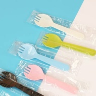 Cake Spoon Cake Fork Fork Disposable Spoon Cutlery Fork Spoon Dessert Spoon Ice Cream Spoon 3QJR