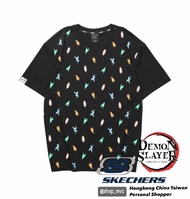 T-Shirt Demon Slayer x Skechers Authentic | Kaos Demon Slayer