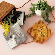 我家喵喵手帕| 今治手帕| 可愛貓咪| 細緻刺繡|日本製