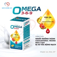 Omega 369 100 Tablets/Bottle - Enhance Vision, Supplement Eye Nutrients & Support Blood Cholesterol 