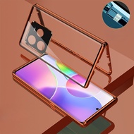 For Realme GT7 Pro GT 7 Pro GT 7Pro RealmeGT7Pro 5G 2025 Double Sided Glass Flip Phone Case Metal Bu