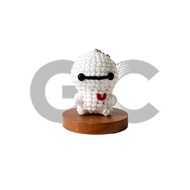 Ghumascrafts - Amigurumi Baymax keychain