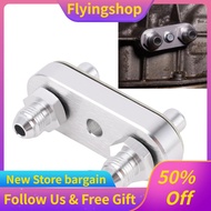 flyingshop Fabater Transmission Cooler Line Adapter Plate  CNC Machined Aluminum Alloy with Dual 6AN