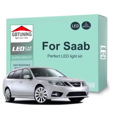 LED Interior Light Bulb Kit For Saab 9-3 9-5 93 95 YS3D YS3F YS3E YS3G 9-2X 9-3X 9-4X 9-7X 92X 93X 9
