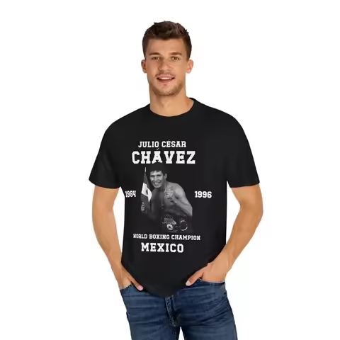 Julio Cesar Chavez Mexico Unisex T shirt Boxing Tee Shirt Father s Day Gifts