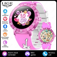 LIGE | 2026 New LIGE Smart Watch kids smart watch Music SOS Heart Rate Sleep Monitoring games smart