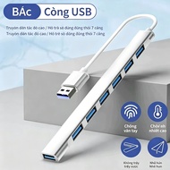 USB3.0 Hub 7 in 1Type C4 and 7 Port 0TG Power Adapter, Suitable for Macbook, PC Laptop Learning