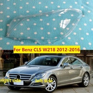 For Benz CLS W218 CLS260 CLS300 CLS350 CLS500 2012-2015 Car Headlamp Lamp Cover Headlight Shell Tran