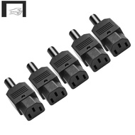 5PCS IEC C13 Power Plug Connector C13 Female Plug Power Adapter Connector 3 Pin Power Socket 250V 10