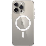 "terbaru" 100% original apple iphone 15 pro max plus clear case magsafe ibox new