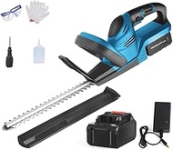 Cordless Hedge Trimmer, 21V Heavy Duty Handheld Electric Trimmers, 5050R/min Garden Grass Shear, 51c