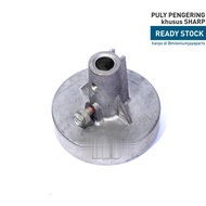 Puli Pengering Mesin Cuci SHARP / Puly Spin Dinamo as 10 mm / Pully Dinamo Penggerak 2 Tabung Mesin