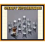20ML/12pcs Tequila Vodka Shot Glass Liquor Shooter Wine Glass MaoTai Glass Gelas Bir Kecil Kaca 玻璃龙舌