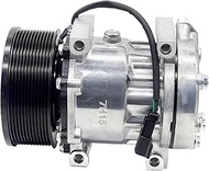 7H15 A/C Compressor SD7H15-6095 3729295 372-9295 Compatible with Caterpillar 320D2 329D2 320ELRR 538