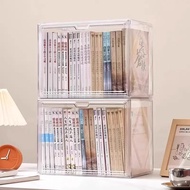 [48H Shipping] Acrylic A4Book Storage Box Bookshelf Desktop Bookcase Organizer Storage Box Transpare