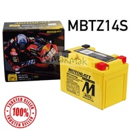 MOTOBATT MBTZ14S YTZ12S YTZ14S MBTZ14 QuadFlex Battery 100% Original BMW R1200 F800 F700 KTM 1290 DUKE