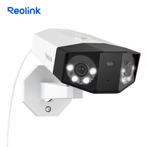 REOLINK 8MP&16MP Dual-Lens PoE Security Camera System 180° Panoramic View Smart Motion Track Detecti