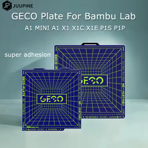 Juupine GECO Plate For Bambu Lab A1 Mini Build Plate PLA Bed Bambulab Cold Plate X1C A1 P1S 0 Heatin