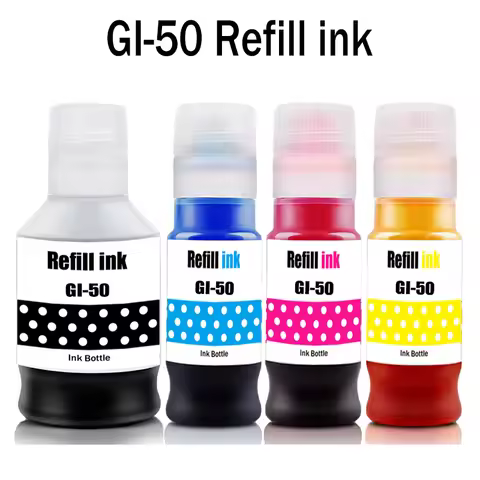 Refill Ink Kit For Canon GI-10 GI-20 GI-30 GI-40 GI-50 GI-60 GI-70 GI-90 For Canon G5010 G6010 GM201