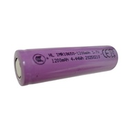 (SG) 18650 Flat Head OR Nipple Head Top Rechargeable Battery 1200mAH
