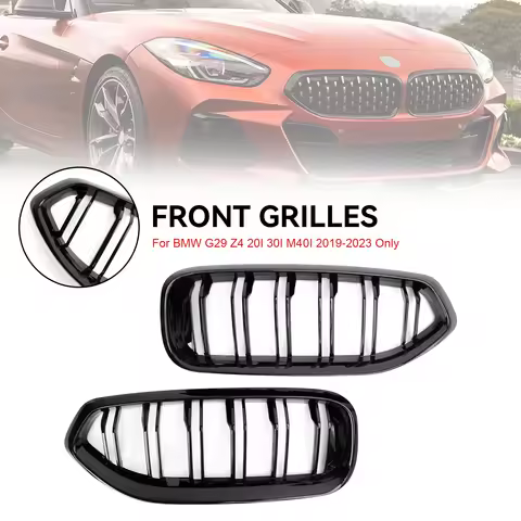 Areyourshop for BMW G29 Z4 20I 30I M40I 2019 2020 2021 2022 2023 Gloss Black Front Kidney Grill Gril