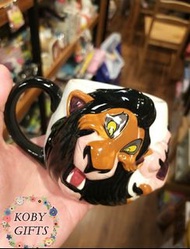 【日本直送✈ Disney ディズニー Lion King 獅子王 ライオン・キング 刀疤 Face Mug 陶瓷杯】