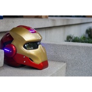 !!สอบถามรายละเอียดก่อน!! สินค้าผลิต 15 วัน หมวกกันน็อค ไอรอน แมน  คละสี สวย มี มอก.  มีไฟ LED มีทุกไซต์ M L XL  (สั่งทำ) หมวกแฟชั่น Iron Man Multi